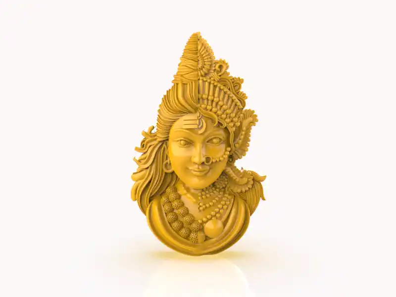 Ardhanarishvara pendant file