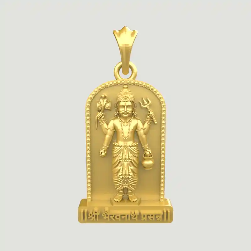 Bhairavnath pendant cad file