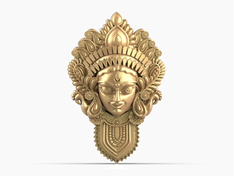 Durga Mata CAD File-2