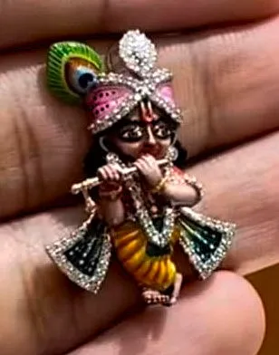 Krishna Pendant 3Dprint file-2