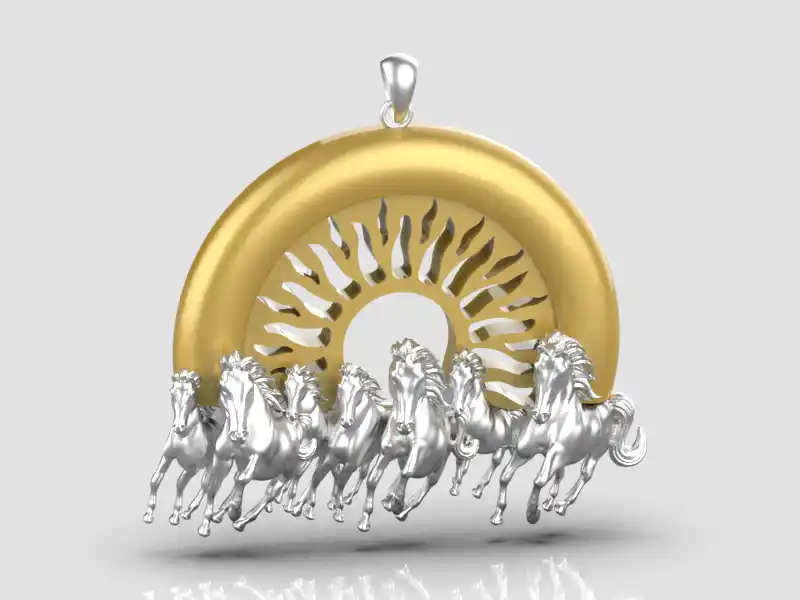 Lucky 7-Horse Pendant File