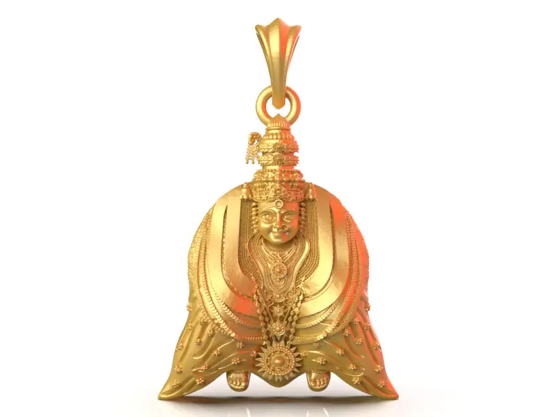 Mumba devi pendant file