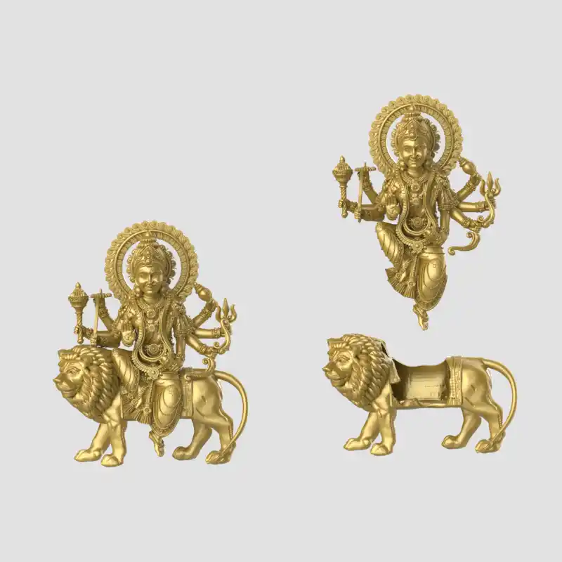 Sherawali mata stl file-2