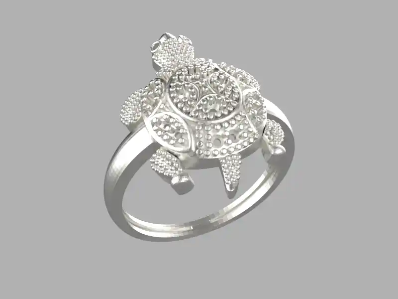 Turtle Ring CAD file-1 2