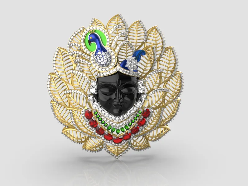 Shreenathji Pendant jewelry file-2