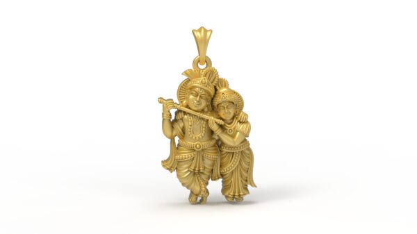 RadhaKrishna pendant Artwork-91- pic- 1