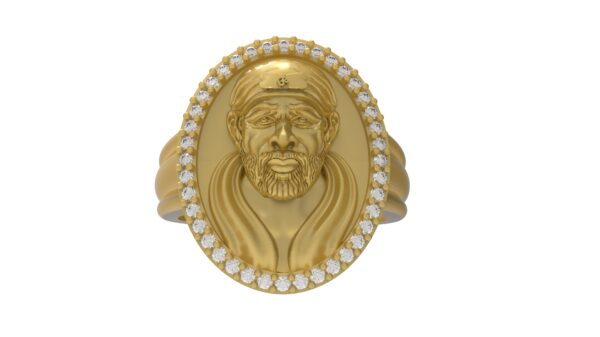 Saibaba Ring 3Dprint file- pic- 1