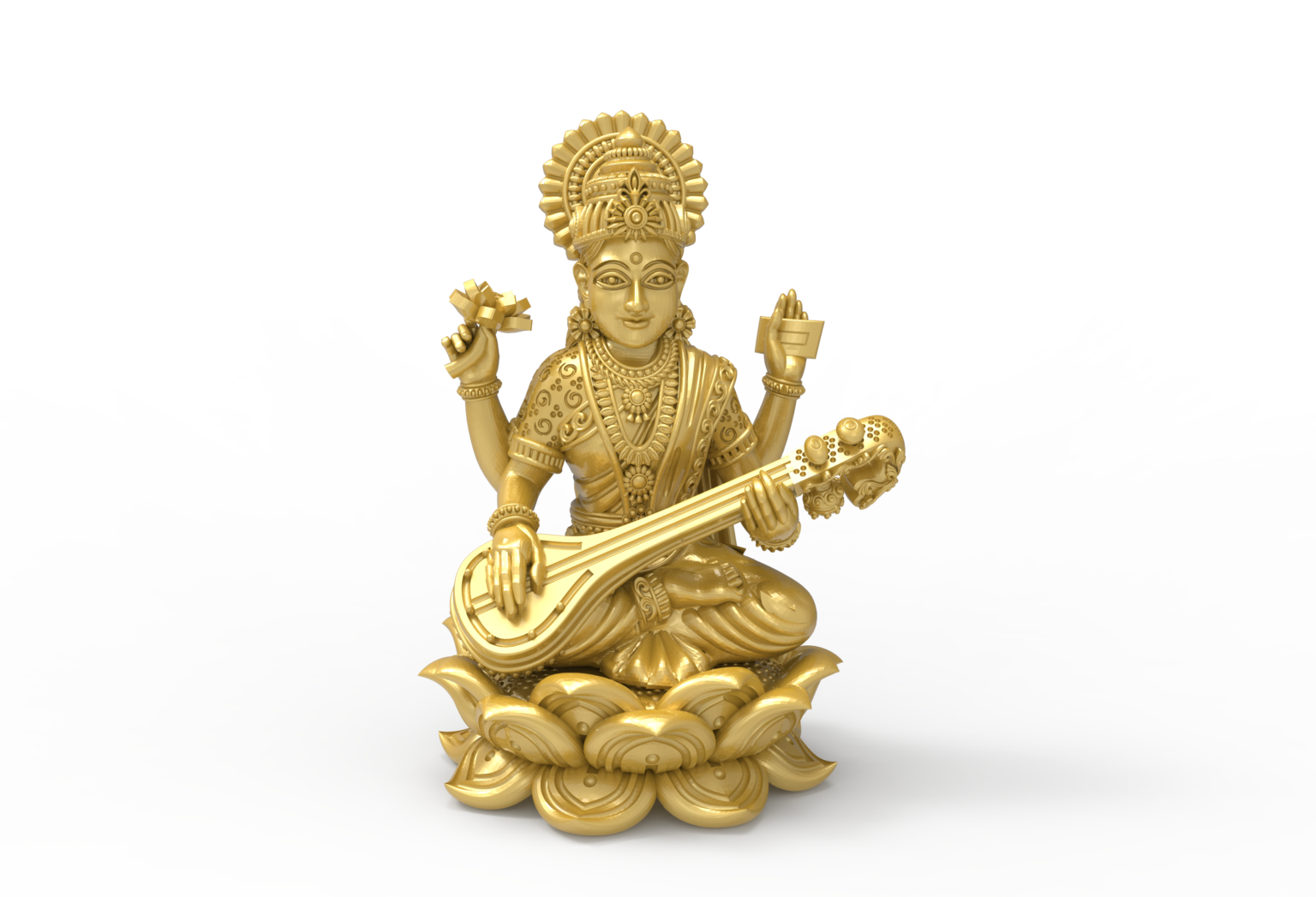 Saraswati 3d Model File