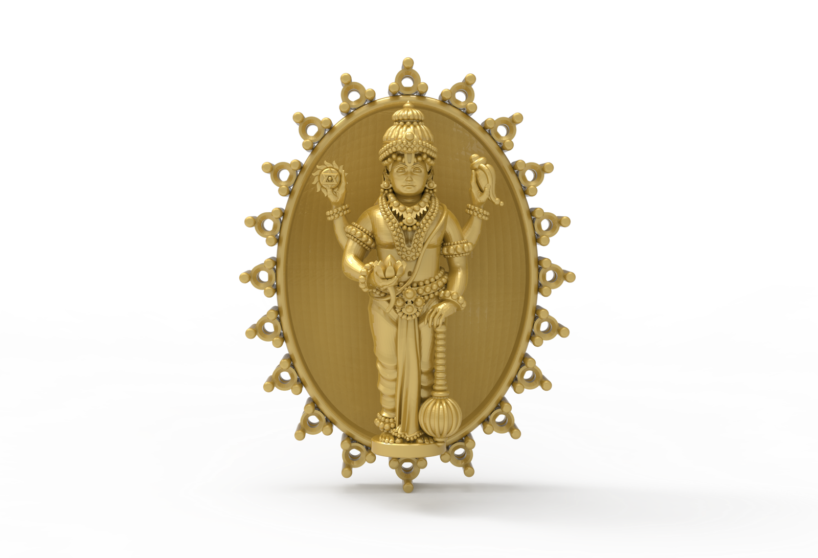 krishna pendant 3d file »