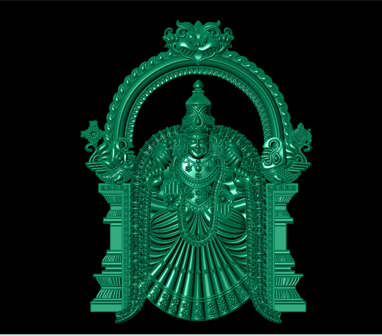 Tirupathi Balaji 3d Model » Murti3d.com