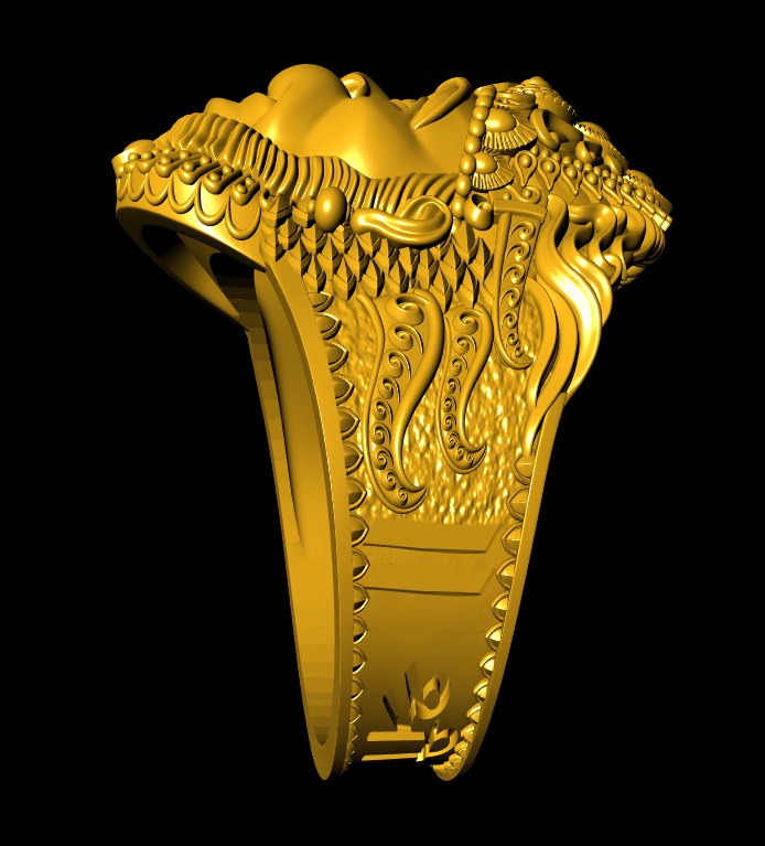 Hanuman Monkey Ring Cambodia Hanuman Ring Thai 3D print model 3D model 3D  printable | CGTrader