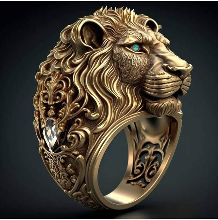 Diamond Gold Ring v 1 3D Model in Jewellery 3DExport