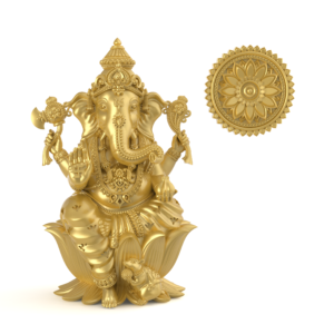 Lord Ganesha 3D-print model- pic- 1