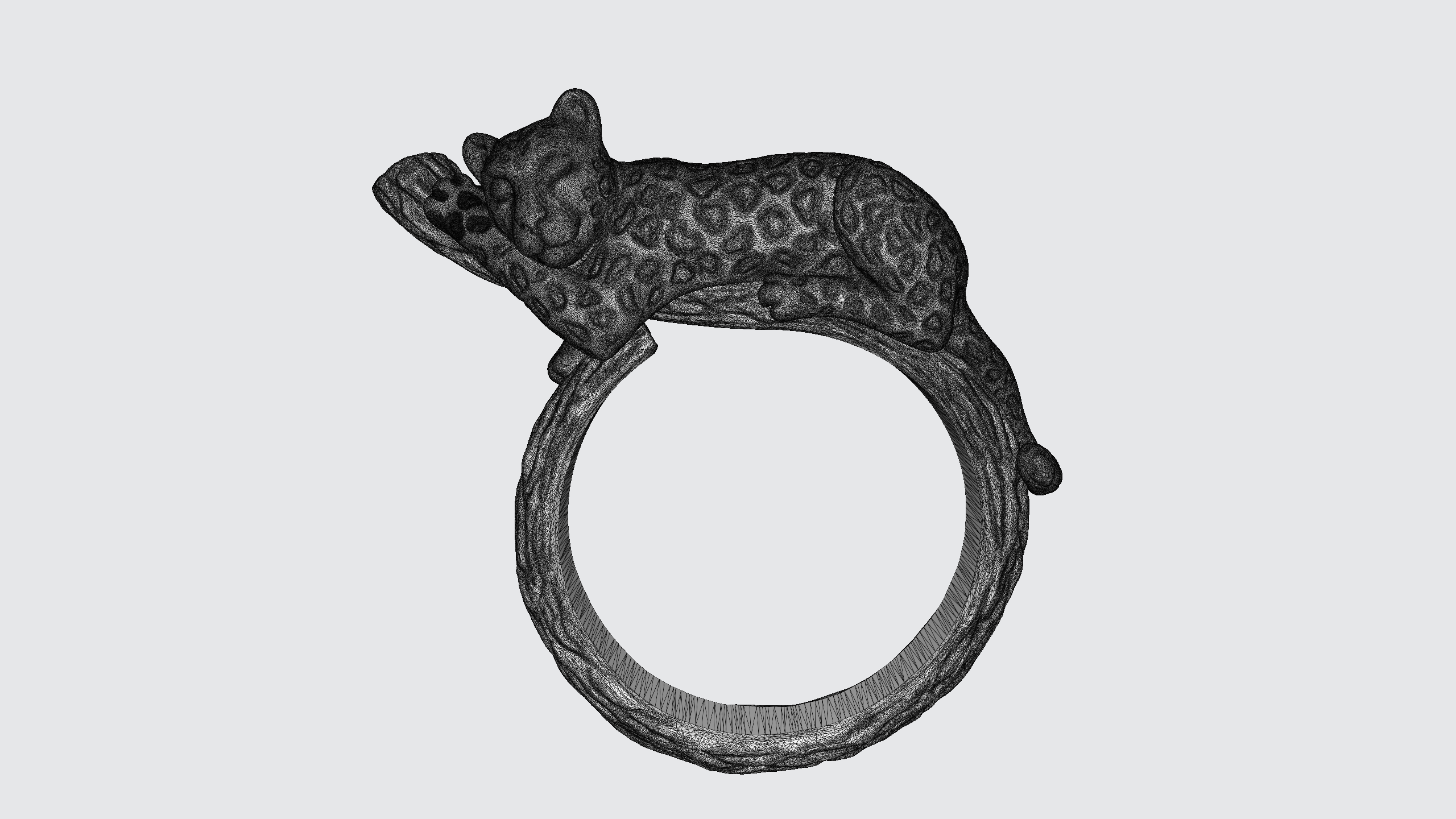 Logo Ring With Diamonds | 3D Print Model
