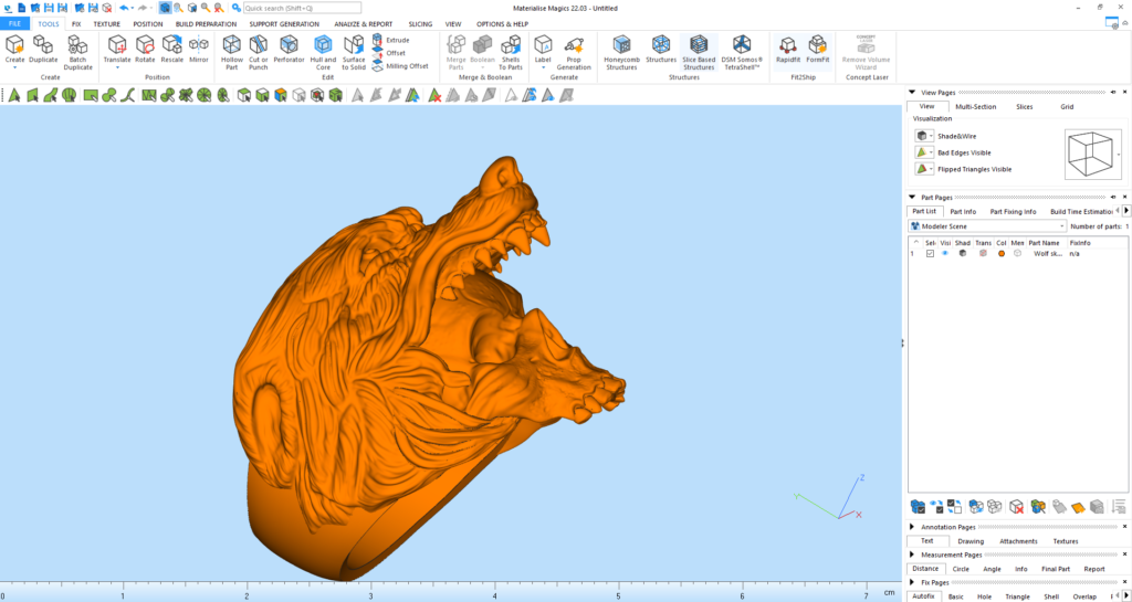 Wolf skull ring 3D-print model » murti3d.com