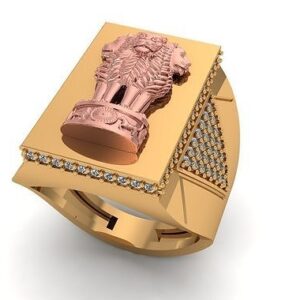 Ashok Stambh Ring 3D-print model file- pic- 1