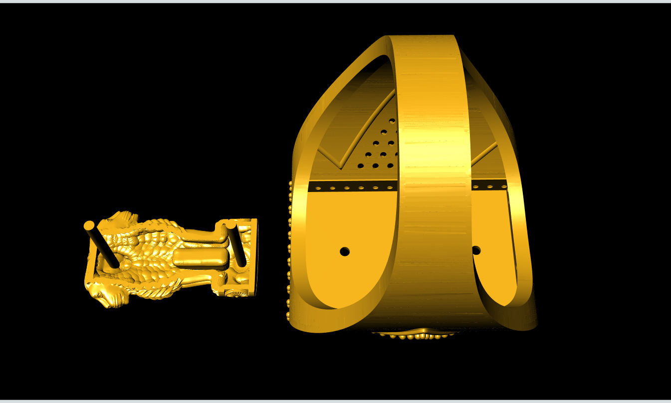 Manufacturer of Mens 916 gold ashok stambh cz plain gold ring-mpr13 |  Jewelxy - 135471
