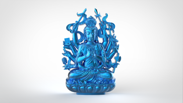 Buddha 3D-print model file- pic- 1