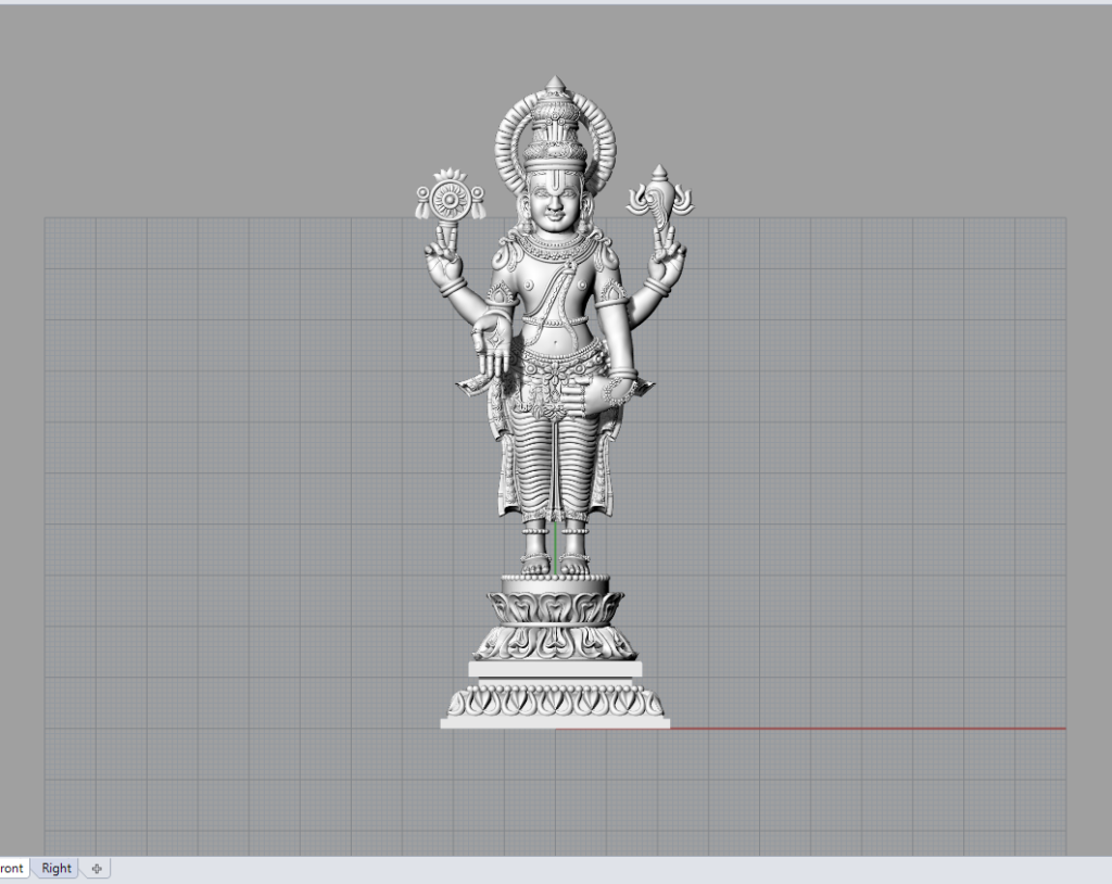 Krishna 3d-print Model File » Murti3d.com