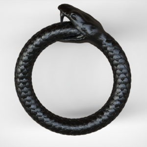 Snake Ring 3D-print model file- pic- 1