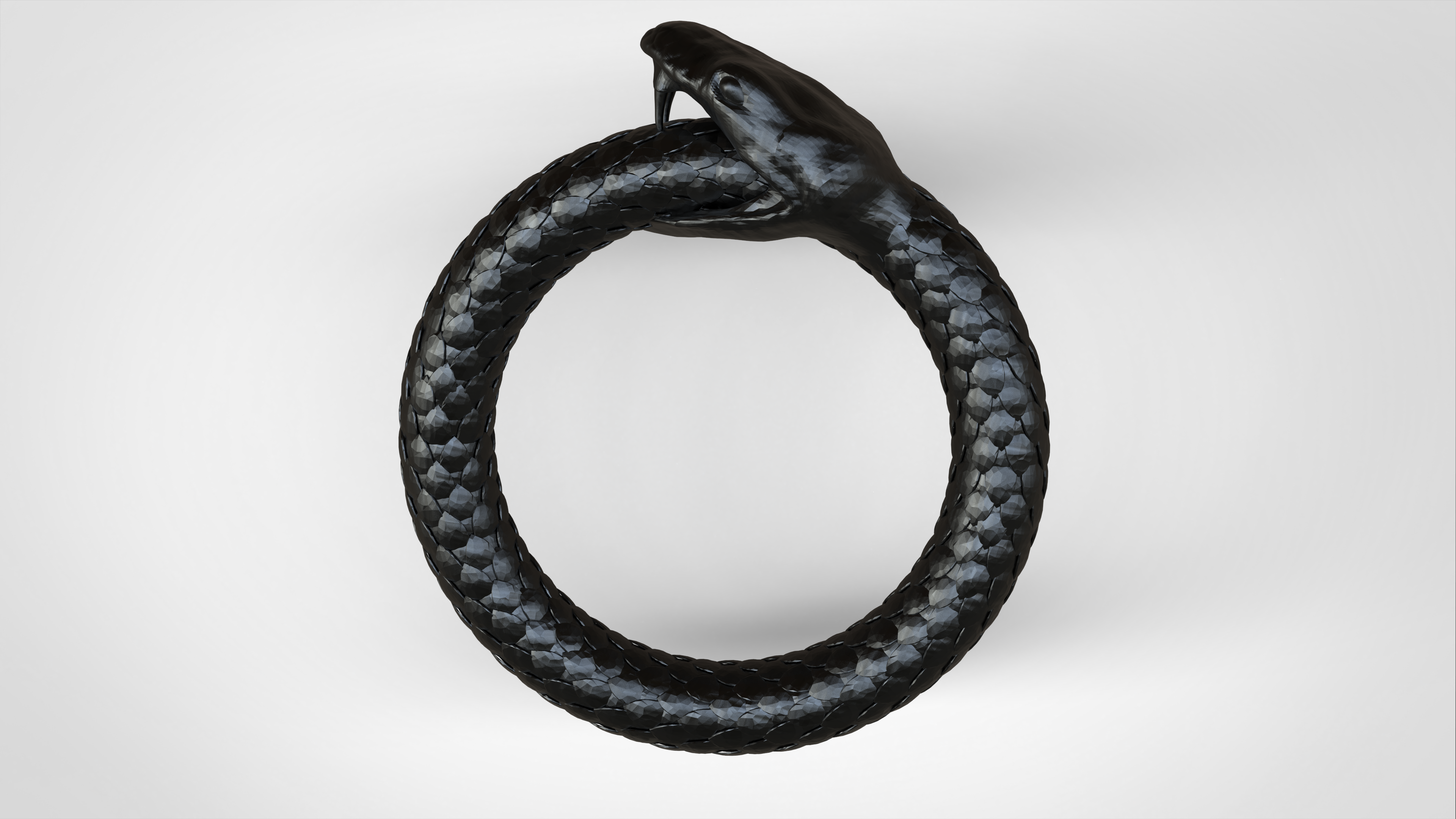 Snake Ring 3D-print model file- pic- 1