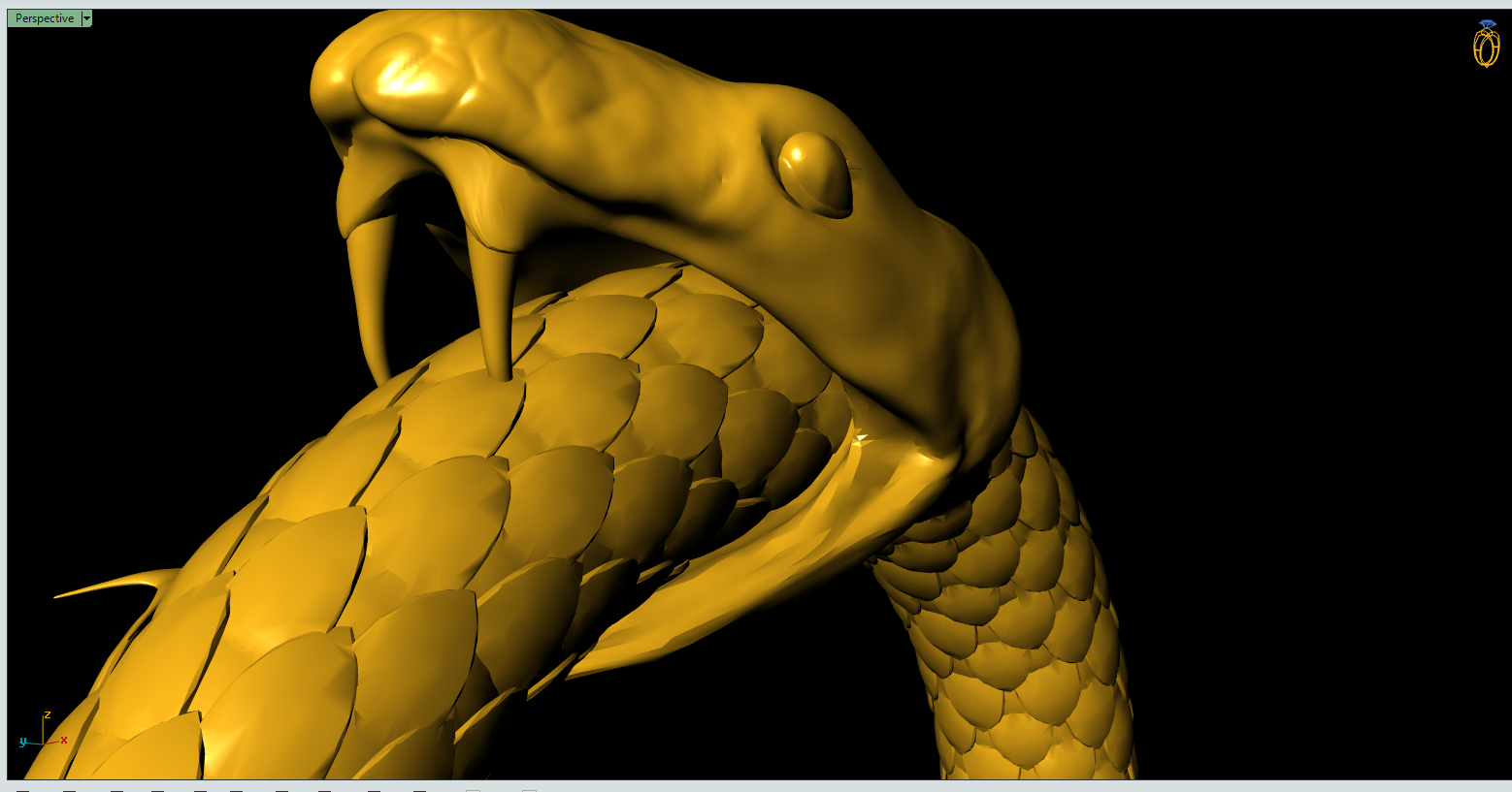 Cobra snake 3D Print Model