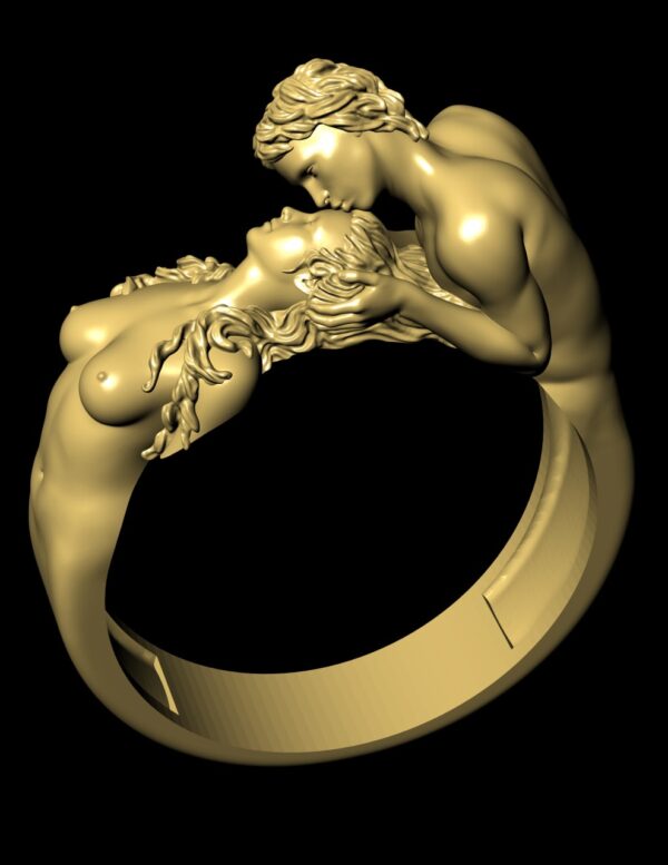 Caress Ring-1 3D-print model file- pic- 1