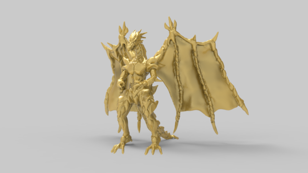 Dragon man 3D-print model file- pic- 1