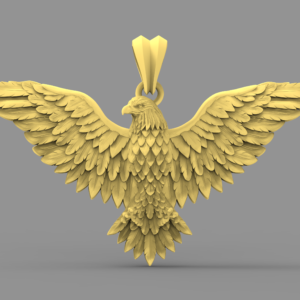Eagle pendant 3D-print model file- pic- 1