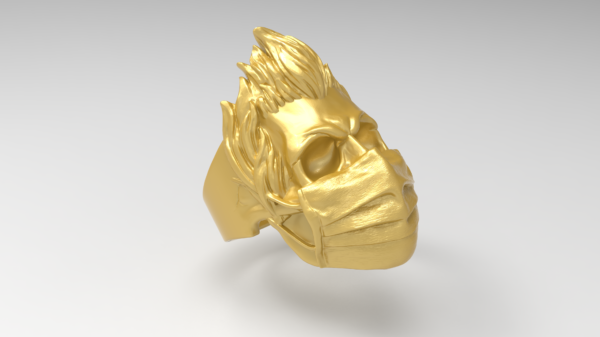 Skull Ring-4 3D-print model file- pic- 1