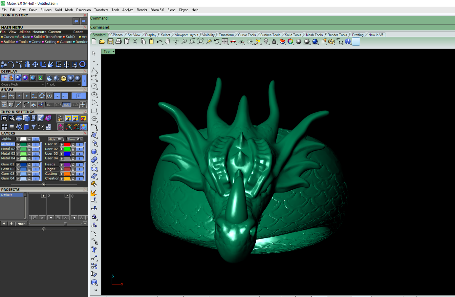 Dragon ring 2 3d print file murti3d