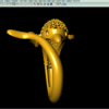 Dolphin Ring 3D-print model file - Image 10