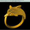 Dolphin Ring 3D-print model file - Image 9