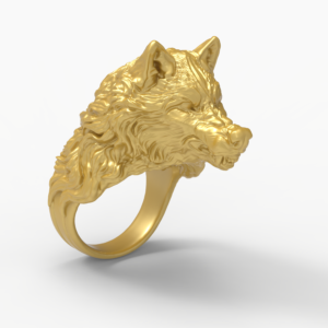 Evil Fox Ring 3D-print model file- pic- 1