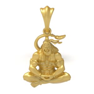 Hanumanji Pendant 3Dprint file-1 pic- 1