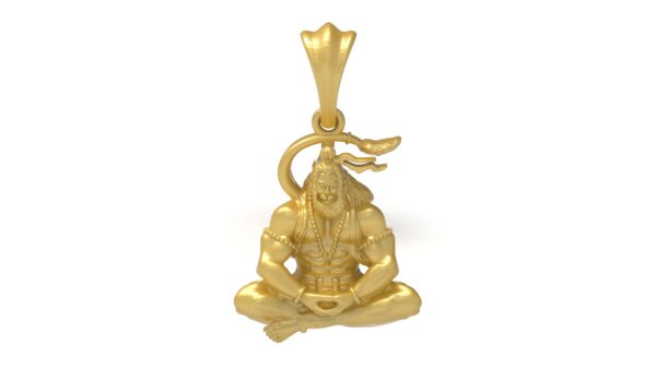 Hanumanji Pendant 3Dprint file-1 pic- 1