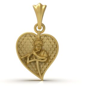 Krishna Heart Pendant File- photo- 1