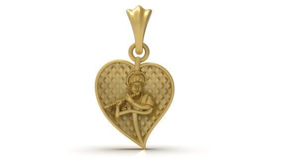 Krishna Heart Pendant File- photo- 1