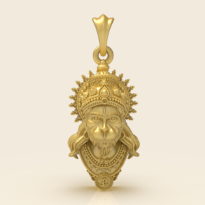 Hanuman Face Pendant File- photo- 1