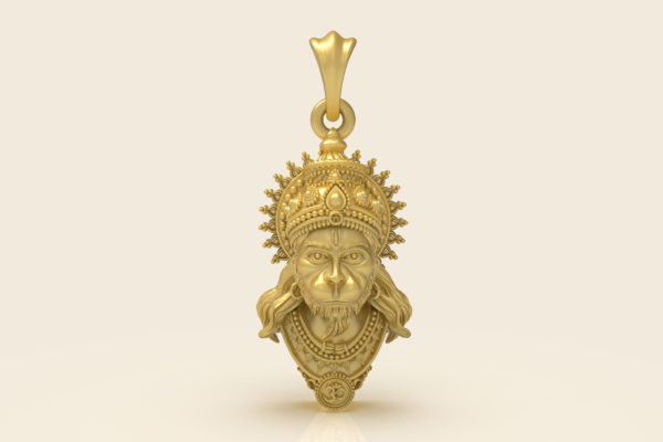 Hanuman Face Pendant File- photo- 1