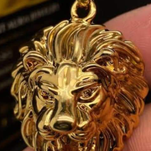 Lion Face Pendant file- photo- 1