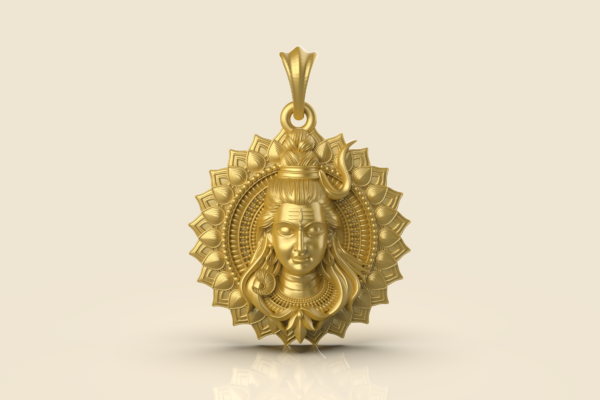 Shiva Pendant 3Dprint file-2- pic- 1