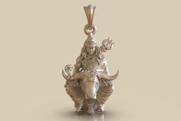 Shiva Pendant 3Dprint file- 3- photo- 1