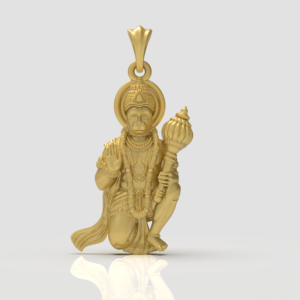 Hanumanji pendant stl file3- photo- 1