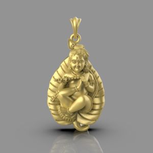 Little Krishna Pendant File- photo- 1