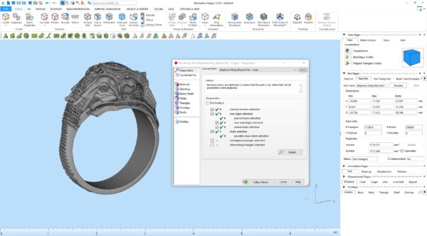 Elephant Ring 3Dprint File - Image 4