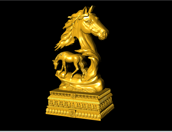 Horse Statue 3D-print file - Image 10
