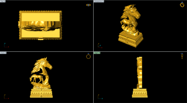 Horse Statue 3D-print file - Image 4