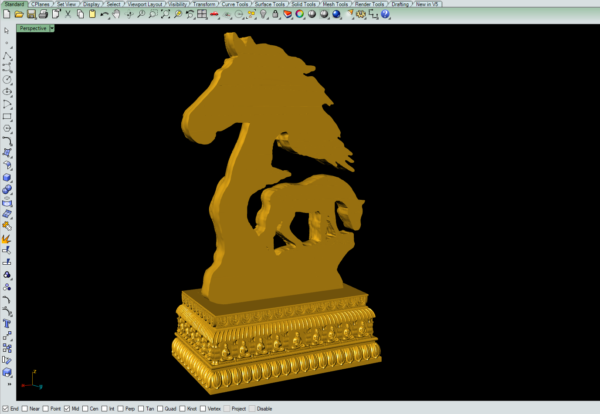 Horse Statue 3D-print file - Image 5