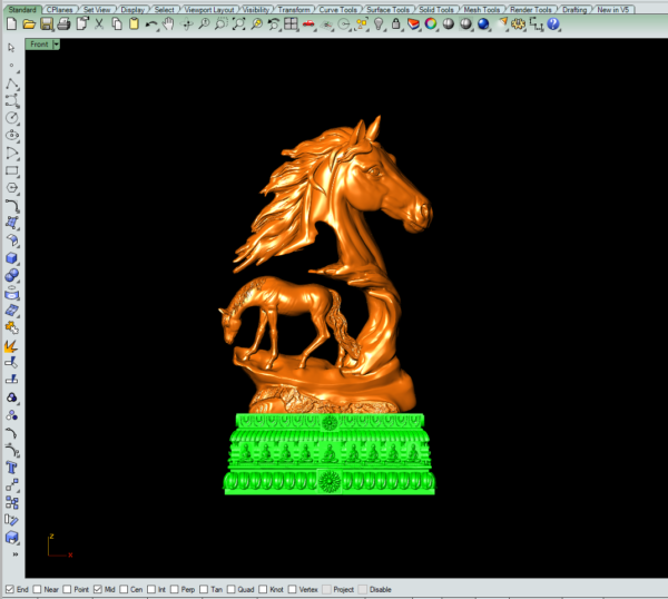 Horse Statue 3D-print file - Image 6